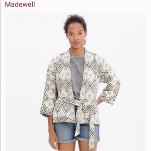 Madewell kimono wrap jacket
